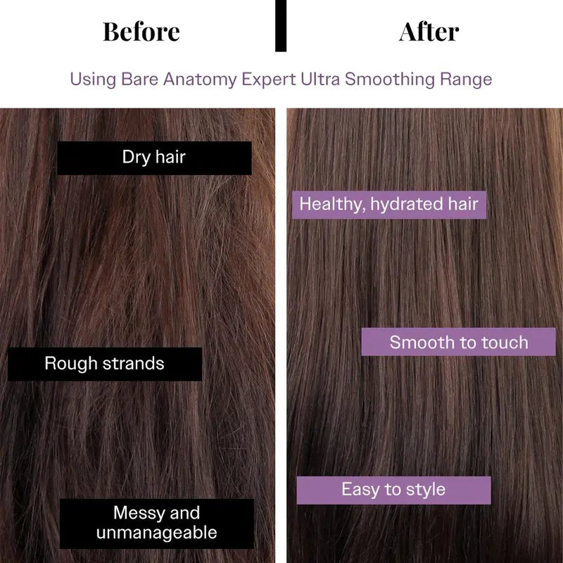 Bare Anatomy Ultra Smoothing Hair Trio – Shampoo, Mask & Serum