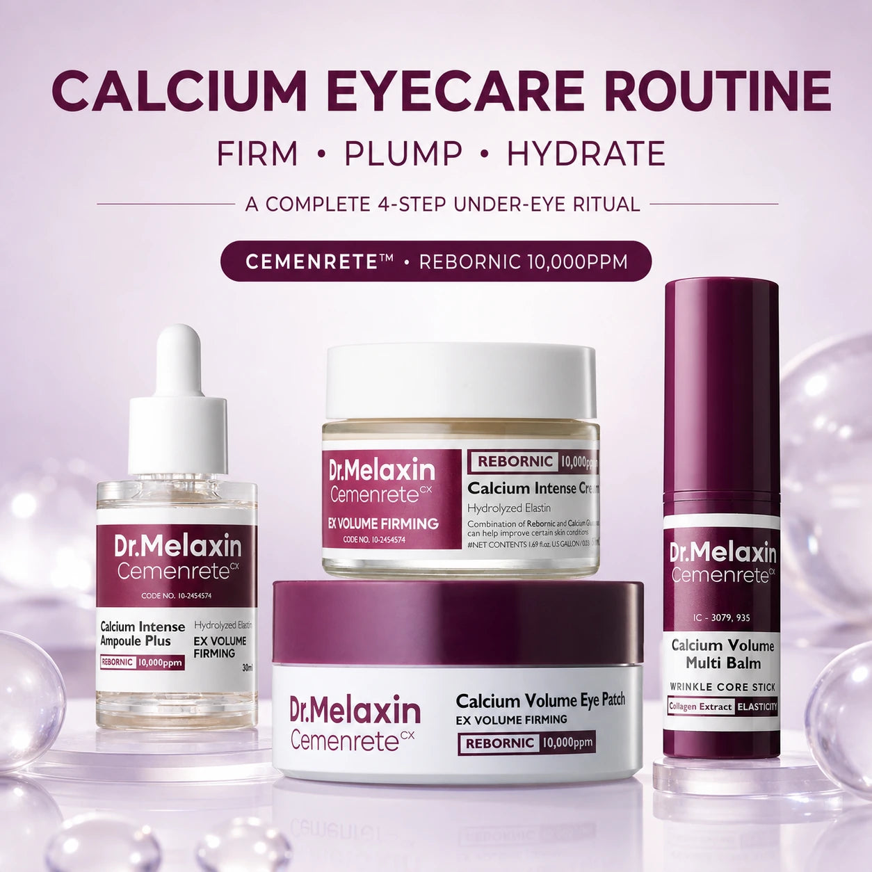 [Dr.Melaxin Official] Calcium Eyecare Routine Set