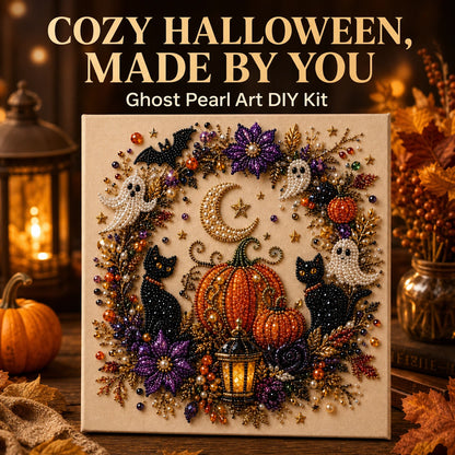 👻 Halloween Ghost Pearl Art DIY Kit