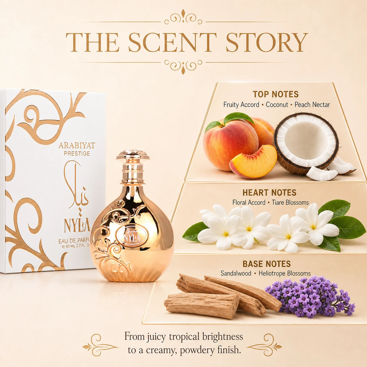 Arabiyat Prestige Nyla EDP Eau de Parfum para mujeres y hombres