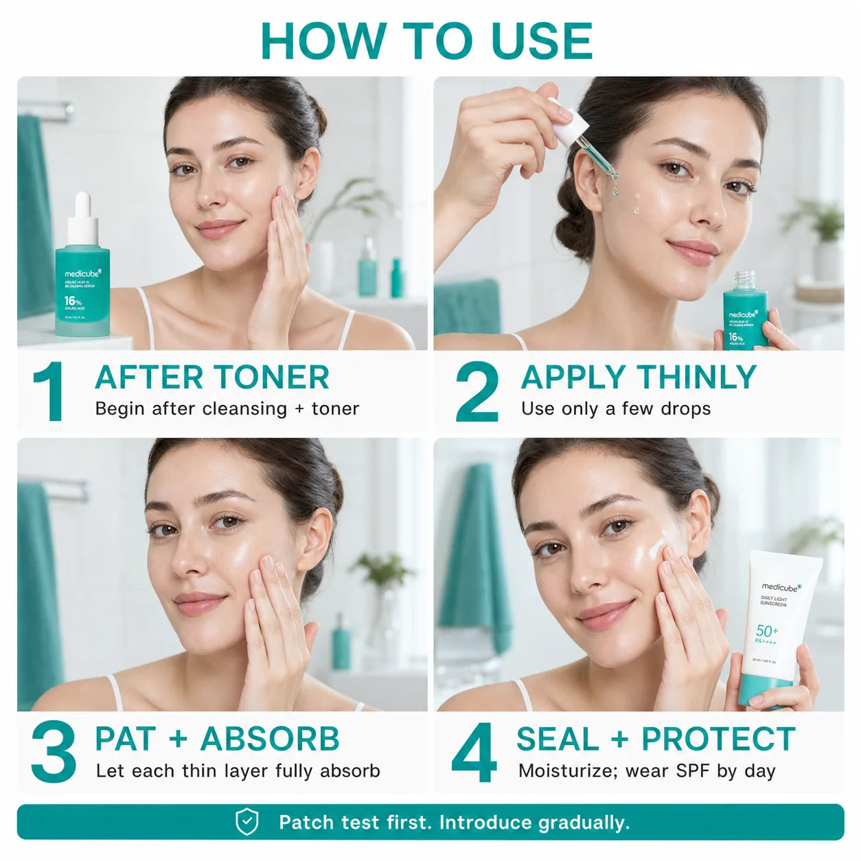 [medicube Official] Azelaic Acid 16 Calming Serum I Niacinamide & Pantothenic Acid for Troubled Skin I Intensive Soothing Care I Excess Sebum & Texture Care