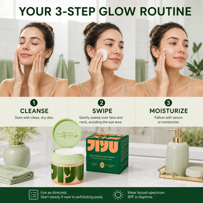 Jiyu Tónico Coreano Antiedad, Minimizador de Manchas Oscuras y Arrugas con Mucina de Caracol, Centella Asiática, Niacinamida, Complejo de Péptidos - 100 unidades.