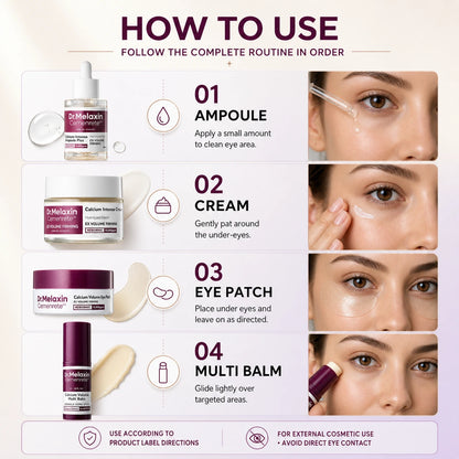 [Dr.Melaxin Official] Calcium Eyecare Routine Set