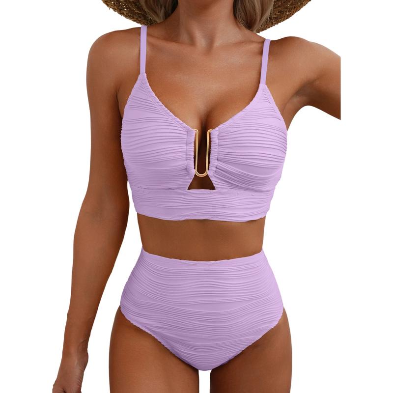 Women's Push Up High Waist Bikini