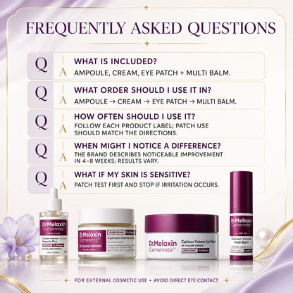 [Dr.Melaxin Official] Calcium Eyecare Routine Set