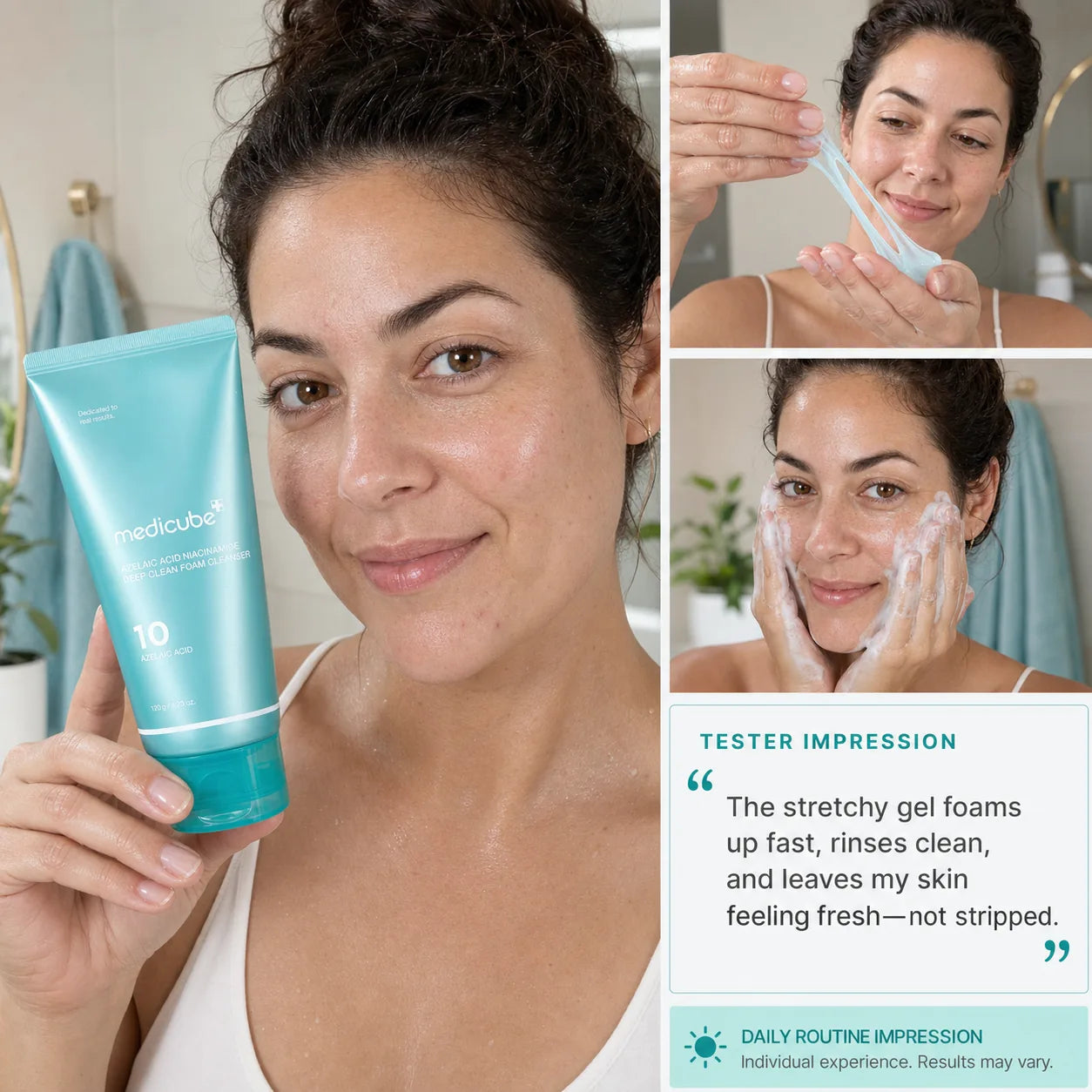 [NEW] Azelaic Acid Gummy Whip Cleanser | Cleansing Foam For Troubled Skin | Use After Spot Care & Excess Sebum Control | Niacinamide, Glycerin | Soothing, Pore Cleansing Face Wash | Korean Skincare