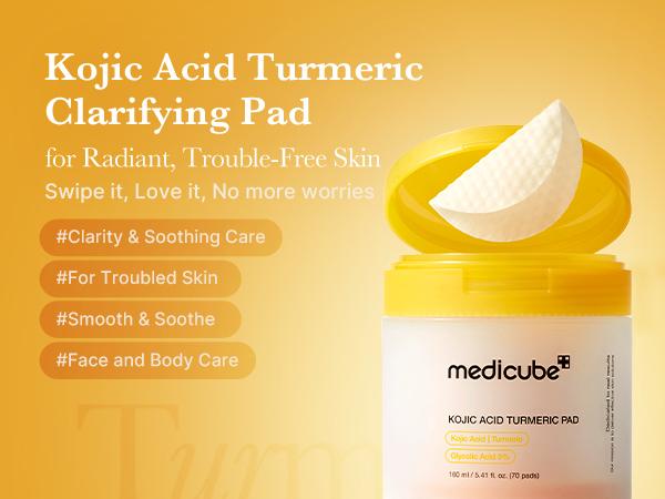 Kojic Acid Turmeric Power Duo for Face & body | Ideal for Troubled Skin & Use After Spot Care | Soothing & Calming with Kojic Acid, Turmeric, Niacinamide