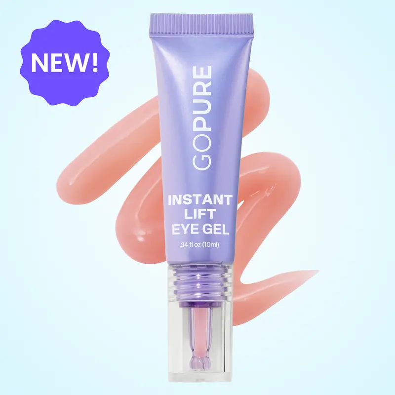 🏆NEW! GOPURE Instant Lift Eye Gel - For Puffiness & Bags, Wrinkles, Fine Lines and Dark Circles, Anti Aging Skin Care for Men & Women with Collagen Targeting Biotech