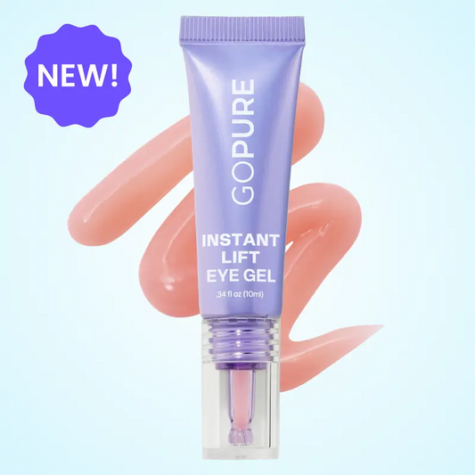 🏆NEW! GOPURE Instant Lift Eye Gel - For Puffiness & Bags, Wrinkles, Fine Lines and Dark Circles, Anti Aging Skin Care for Men & Women with Collagen Targeting Biotech