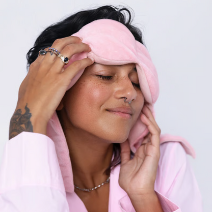 Nodpod Sleep Mask - The Weighted Blanket For Your Eyes, Calming Eyemask for Deep Sleep, Side-Sleeping Friendly, 100% Blackout, Patented Strap-Free Design