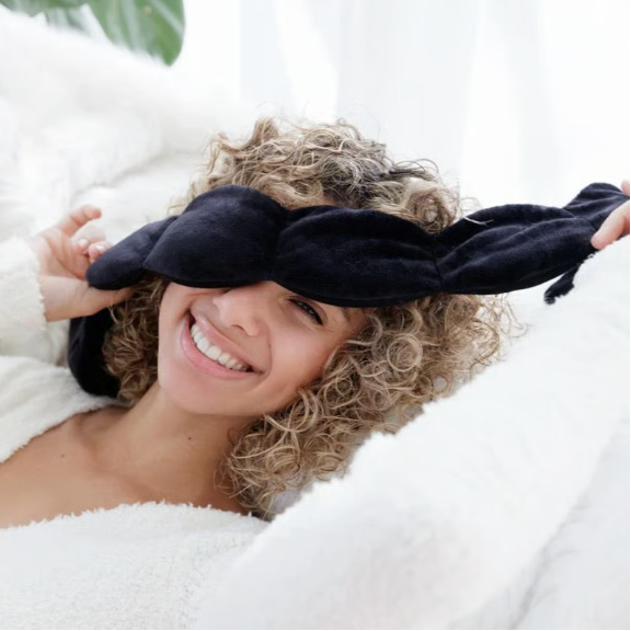 Nodpod Sleep Mask - The Weighted Blanket For Your Eyes, Calming Eyemask for Deep Sleep, Side-Sleeping Friendly, 100% Blackout, Patented Strap-Free Design