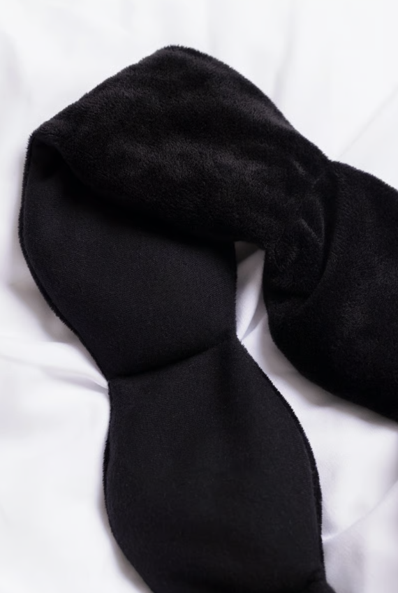 Nodpod Sleep Mask - The Weighted Blanket For Your Eyes, Calming Eyemask for Deep Sleep, Side-Sleeping Friendly, 100% Blackout, Patented Strap-Free Design