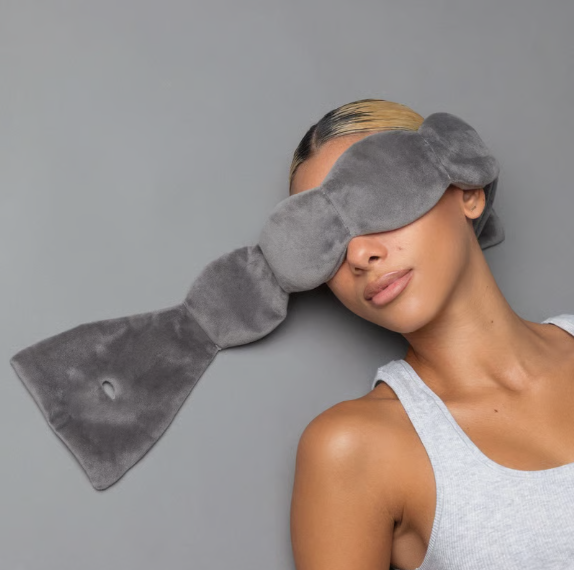 Nodpod Sleep Mask - The Weighted Blanket For Your Eyes, Calming Eyemask for Deep Sleep, Side-Sleeping Friendly, 100% Blackout, Patented Strap-Free Design