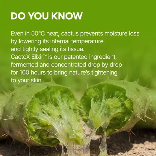 CACTOX V-LIFTING MEWING BAND with Cactus Cooling Reduce Puffiness & Pore Tightening for Visible Pore Care Skin Repair