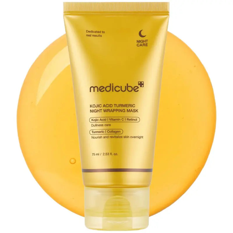 Kojic Acid Turmeric Night Wrapping Mask | Overnight Wrapping Mask, Morning Shed, Turmeric, Niacinamide, Vitamin C