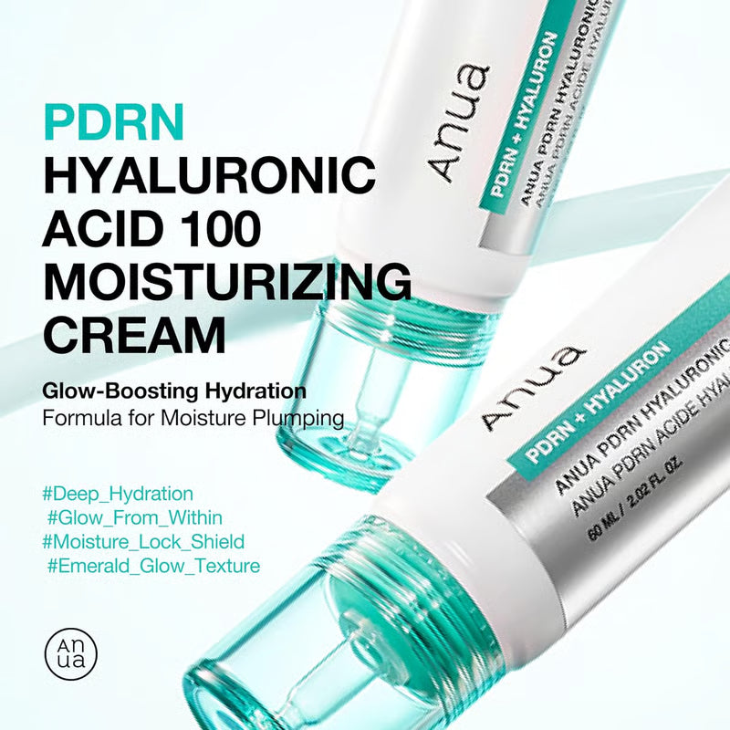 PDRN Hyaluronic Acid 100 Moisturizing Cream (60ml) | moisturizer, hydrating, glow💧