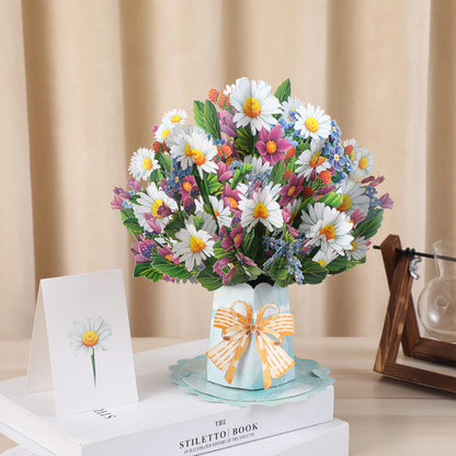 🏆Valentine's Day Limited Edition! 🌼💌 Forever-Blooming 3D Flower Pop-Up Card– Personalized Love Message & Everlasting Bloom 🎁