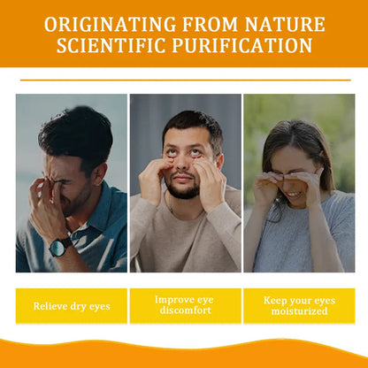 Ximonth Jimerito Honey For Eyes, Refreshing, Moisturizing And Soothing Eye Drops For Dry And Astringent Eyes