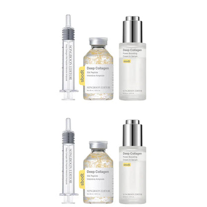 Silk Lifting Peptide Ampoule | Intensive Collagen Care Set [Silk Collagen & Peptide Face-Lift Duo]
