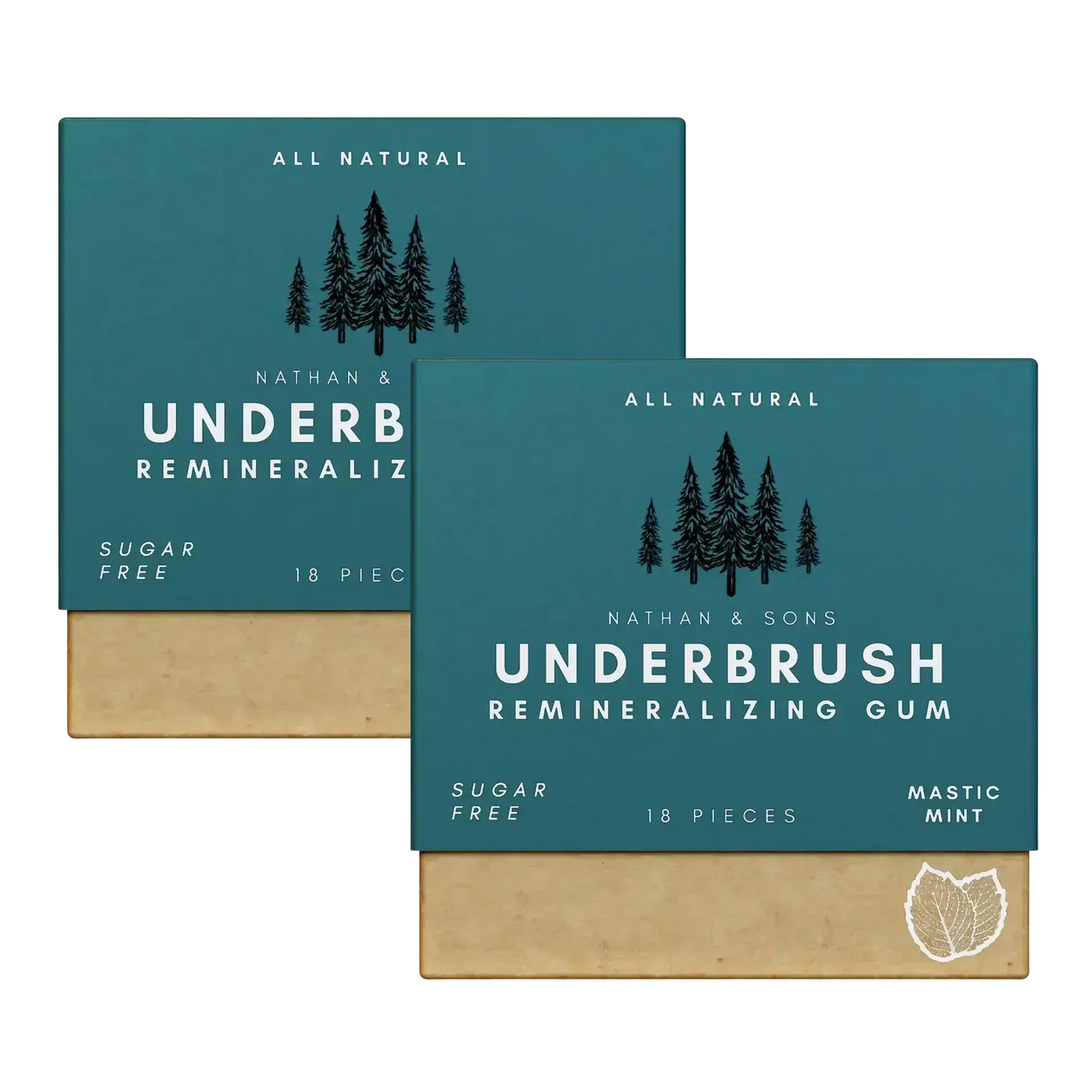 Remineralizing Gum, Underbrush Remineralizing Chewing Gum, Organic Mastic Mint Sugar-Sugar-Free for Whiten Teeth Health Chewing Gum to Keeps Your Mouth Fresh
