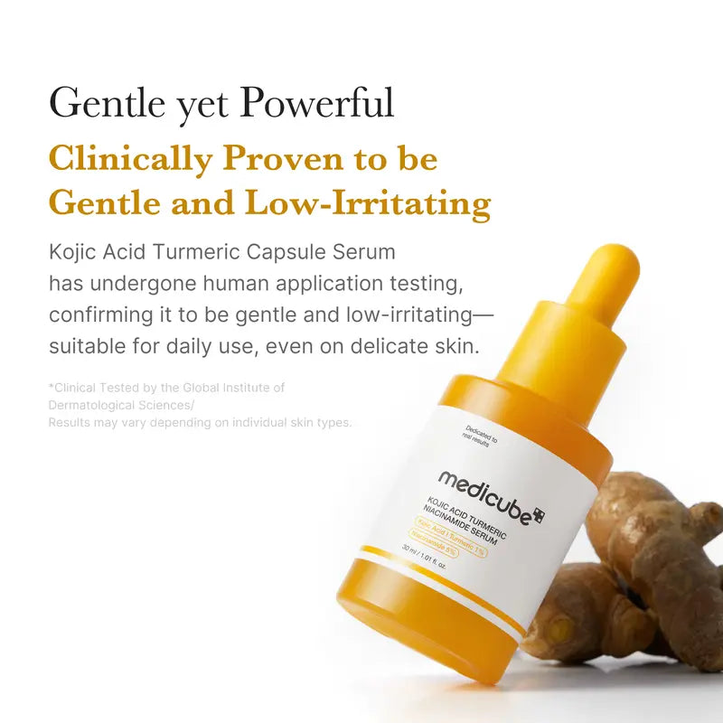 Calming capsule serum with nozzle tip