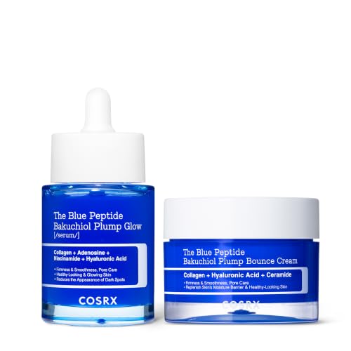 COSRX The Blue Copper Peptide Serum & Cream Duo - Blue Copper Peptide Serum 1.69 fl oz + Blue Copper Peptide Cream 1.76 oz.