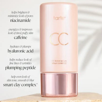 tarte Color-Adapting CC Tinted Serum – Hydrating Skin-Perfecting Coverage