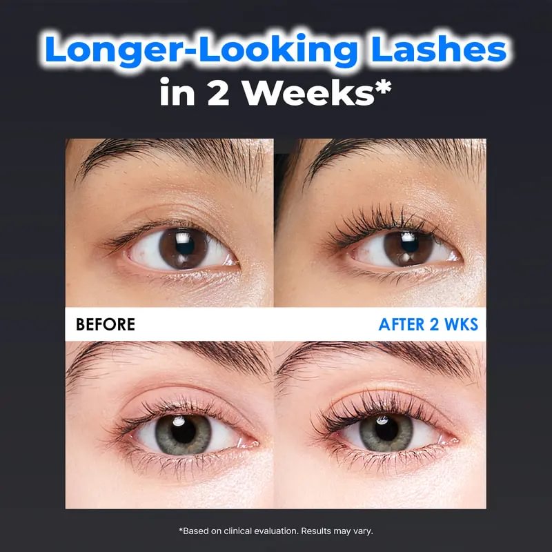 Essential Eyelash Growth Serum, Jumbo Size 0.5fl.oz - Safe & Gentle Lashes Care, Fuller, Thicker in 2 Weeks, Non-Prostaglandin