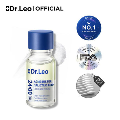 Dr.Leo 24H Acne & Pimple Treatment Drying Lotion | Salicylic Acid + Sulfur + Niacinamide | Viral Product | Inflammation Relief, Post-Blemish Care & High Pressure Pimple Relief