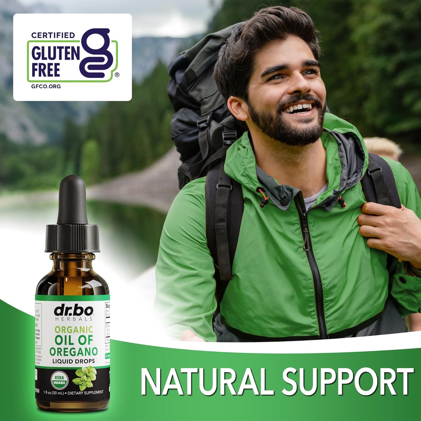 Oregano Oil Organic Liquid Drops - 6 Month Supply Organic Oil of Oregano Drops Liquid Tincture Extract, Cleanse, Detox, Immune Support, Digestive Gut Health - Pure Vegan Non-GMO Herbal Tincture 1 oz