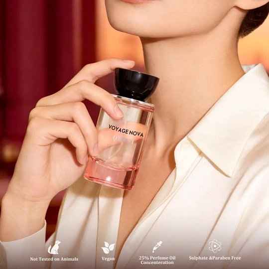 Voyage Nova | Rosey Fruity Floral | Extrait De Parfum 50ml/100ml | Long Lasting Luxury Fragrance | Daily women's perfume rose vibrant for women Summervibes summerwins