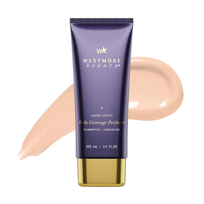 Body Coverage Perfector – Waterproof Leg & Body Makeup - Tattoo Cover Up Makeup - 3.5 Oz-L