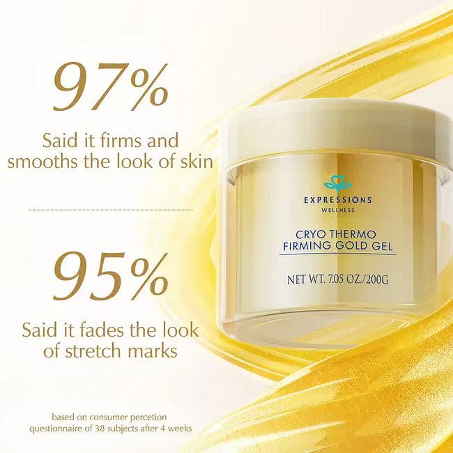 15-Day Fast-Acting Anti Cellulite Sculpting & Tightening Burn Gold Massage Cream | Cryo Thermo Firming Gold Gel for Belly Thigh But & Arm| WELLENESS，Refreshing Formula | Unisex Body Contouring Treatment for Men & Women