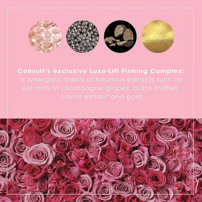 Champagne Lift Firming Facial Moisture Cream - Temporary Skin Tightener for Face & Neck - Day and Night - Hydrating Peptides - Helps Smooth Line and Wrinkles - 1.7 Fl. Oz