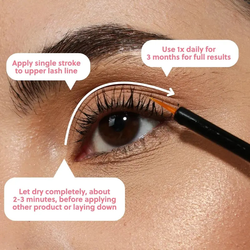 Eyelash Enhancing Serum with Powerful Peptides & Plant Botanicals for Thinning Lashes 3ML Makeup Cosmetic