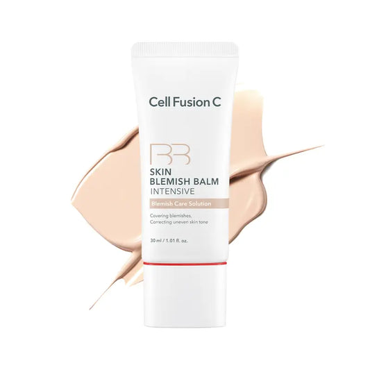 Cell Fusion C Skin Blemish Balm Intensive | Skin Tint for Recovery | 5 Ceramides & 6 Peptides | Buildable Tone-Up Coverage | Korean BB Cream