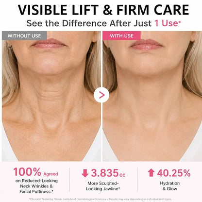 [NEW] [medicube] PDRN Collagen Gua Sha Neck Wrinkle Cream | Built-In Gua Sha Massager with Volufiline 5% + PDRN | Firming, Contour Care for the Look of Fine Lines, Jawline, Neck, Décolleté | Massage Cream | Korean Skincare