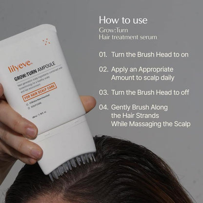 Hair Growth Serum with Built in Brush for Hair Growth & Thickening