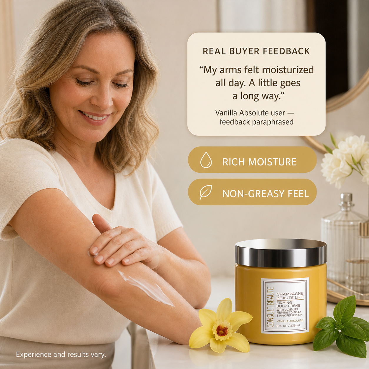 💆‍♀️ Experience Ultimate Luxury - 50% OFF - ✨ Champagne Beaute Lift Firming Body Crème - For Firmer, Smoother, Radiant Skin! 🌟