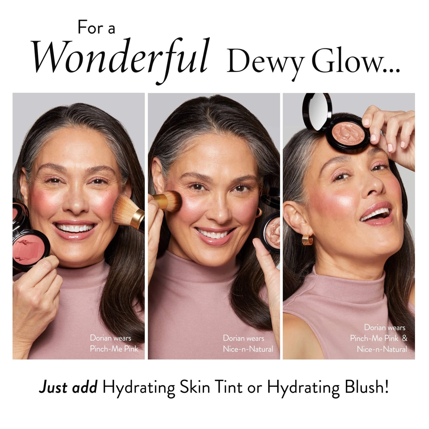 Quench-n-Tint + Wonder Balm (Rosy Refresh) + Wonder Brush