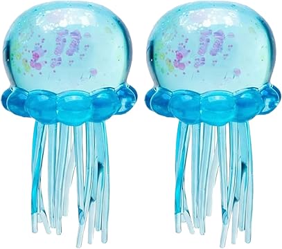 Soft Gel Filled Sensory Squeeze Toy, Stretchy Elastic Squishy Stress Relief Ball, Calming Anxiety Reducing Hand Fidget, Cute Relaxing Jelly Texture, Fun Portable Handheld Squeeze Toy Gift for All Ages