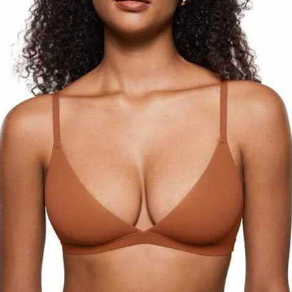 👙50% OFF NOW! Women's Wire‑Free Jelly Support Triangle Bralette‑Seamless Soft Padded Wireless Bra, Gentle Lifting Shaping Invisible Everyday Underwear