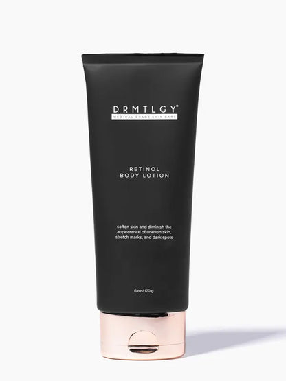 DRMTLGY Retinol Body Lotion – Firming Anti-Aging Body Cream for Crepey Skin, Stretch Marks & Sun-Damaged Skin – Hydrating Retinol Lotion with Ceramides & Shea Butter