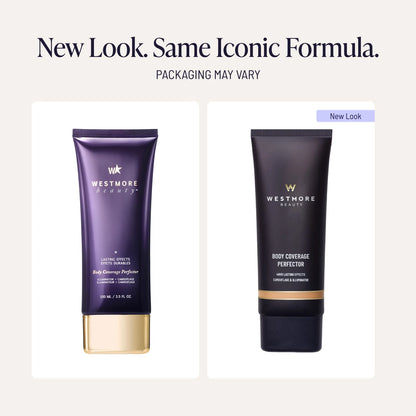 New! Body Coverage Perfector – Waterproof & Sweatproof Leg & Body Makeup, Concealer & Tattoo Cover-Up, 100ml