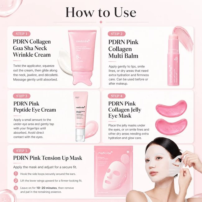 [NEW] [medicube] Youth-Lock Gua Sha Routine Set l Firming, Sculpting, De-Puffing Care for Face & Body l Volufiline, PDRN, Retinol, NAD, Collagen, l Fine Lines, Jawline, Neck, Dark Circles, Underarms, Chest, Décolleté, Legs, Shoulder l Korean Skincare