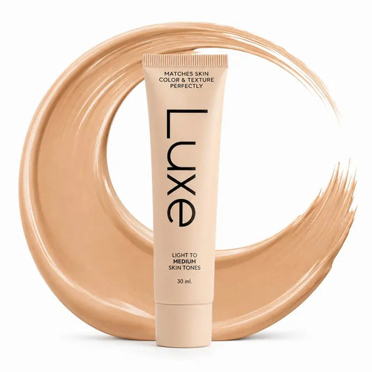 Women's Luxe Color Changing Blendable Concealer & Foundation - 12-Hour Wear, Lightweight, Buildable Coverage, Natural Dewy Finish, Radiant Flawless Even Tone, Adaptive Matching, All Skin Types, Light to Medium