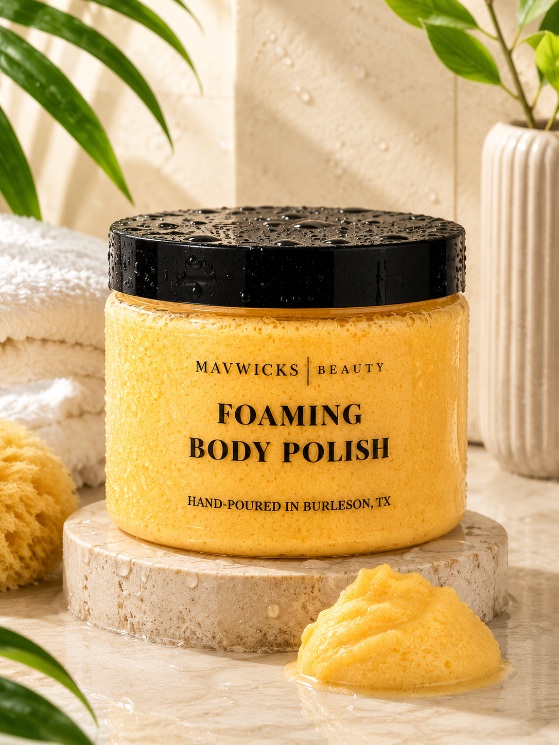 Mavwicks Foaming Body Polish - Luxury Exfoliating Scrub
