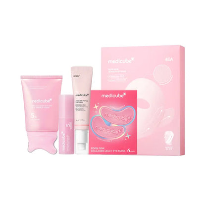 [NEW] [medicube] Youth-Lock Gua Sha Routine Set l Firming, Sculpting, De-Puffing Care for Face & Body l Volufiline, PDRN, Retinol, NAD, Collagen, l Fine Lines, Jawline, Neck, Dark Circles, Underarms, Chest, Décolleté, Legs, Shoulder l Korean Skincare