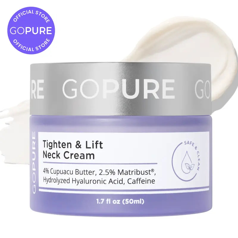 GOPURE Neck Cream Tighten & Lift Firming Cream for Crepey Skin