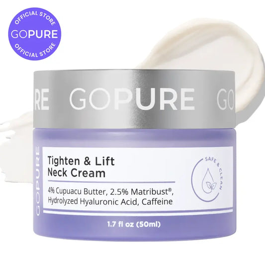 GOPURE Neck Cream Tighten & Lift Firming Cream for Crepey Skin